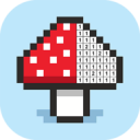 Pixel Art Coloring Book Icon