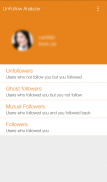 Unfollow Analyzer - UnFollow and Follow screenshot 0