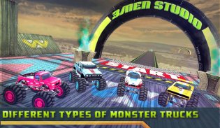 3D Grand Monster Truck : Impossible Derby Stunt screenshot 4
