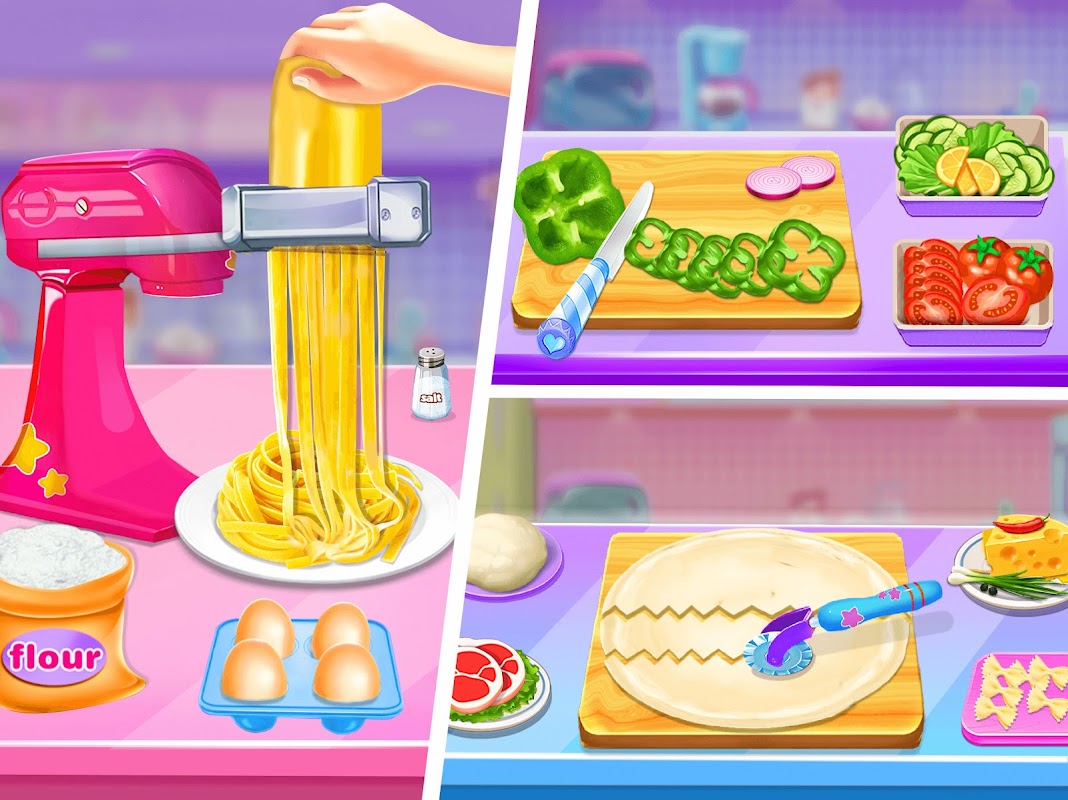 preparing pasta cooking games::Appstore for Android