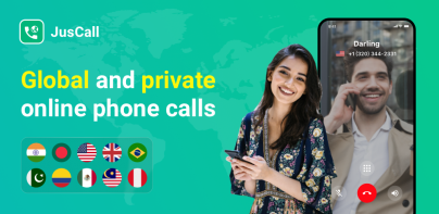 JusCall - تماس های تلفنی جهانی