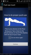 Push Ups Coach screenshot 2