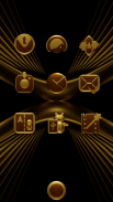 HAMOND gold - Icon pack black screenshot 3