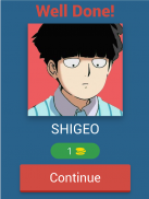 Mob Psycho 100 Character Quiz screenshot 9