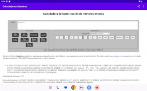 Calculadoras Alpertron screenshot 7