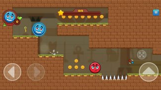 Red and Blue: Twin Color Ball screenshot 0