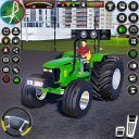 Indian village tractor game 3d Icon