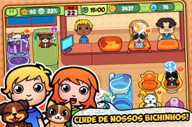 Meu Pet Shop Virtual - Cuide de Animais Fofos screenshot 0