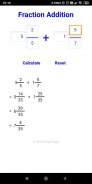 Fraction Addition screenshot 0