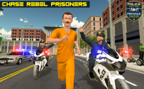 Police Moto Bike Prisoner Transport 3D screenshot 11