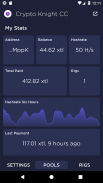 Pocket Monitor - Mining Pool Monitor screenshot 1