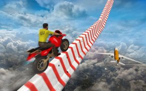 Bike sky stunt 3d – Stunt bike race free games screenshot 0