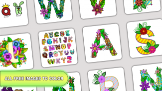 Alphabets Coloring Book screenshot 4