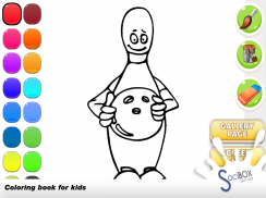 bowling coloring book screenshot 7