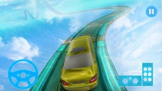 Impossible Tracks Limo Driving - Car Stunts Game screenshot 1