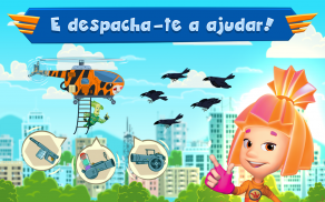 Dos Fixies Helicopter games! Jogos infantis! screenshot 14