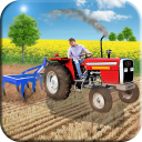 驱动农用拖拉机货物模拟器3D Icon