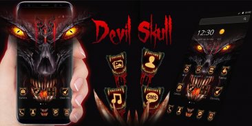 Horror Devil Skull Blood King Theme screenshot 6