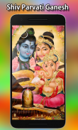 Shiv Parvati Ganesh Wallpaper HD screenshot 4