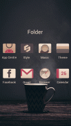 (FREE) Coffee Time GO Launcher Theme screenshot 1