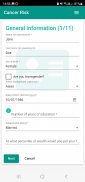 Cancer Risk Calculator screenshot 0