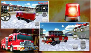 911 пожарно-с грузовик 3d 2016 screenshot 1