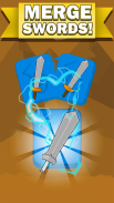 Merge Sword & Armor - Idle Tycoon Click screenshot 2