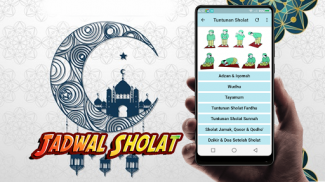 Jadwal Sholat, Kiblat, Adzan dan Tuntunan Sholat screenshot 1