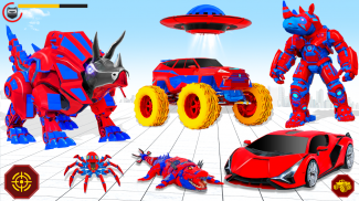 Rhino Robot Car Transformation screenshot 1