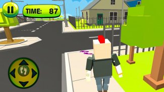 Life in a Simple Blocky Town: Life Sim Games screenshot 4