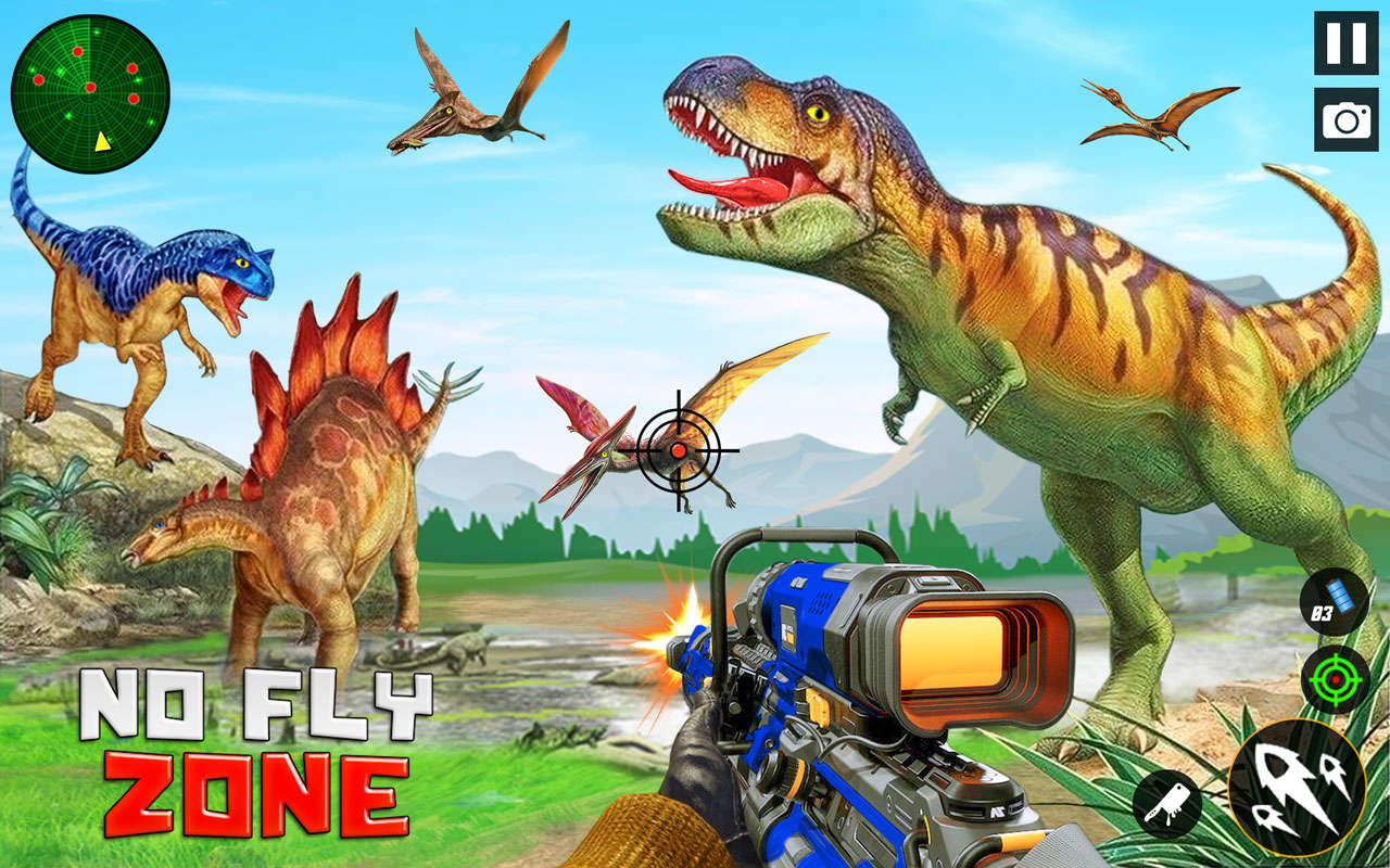 Wild Dinosaur Game Hunting Sim - Download APK per Android