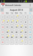 Календарь Moniusoft screenshot 2