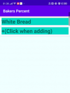 Bakers Percent (Bread Calculator) screenshot 0