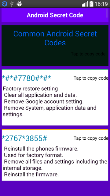 Mobile Phone Secret Code  Download APK for Android - Aptoide