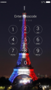 Paris Eiffel Tower Lock Screen screenshot 1