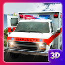 Şehir ambulansı kurtarma aracı