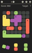 D7: pack the coloured Dominoes screenshot 2