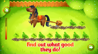 مزرعه حیوانات برای کودکان. بازی بچه ها. screenshot 2