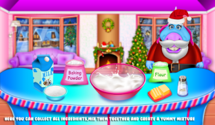 Pembuat kue rumah gingerbread diy! Game Memasak screenshot 6