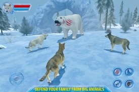 आर्कटिक भेड़िया सिम 3 डी screenshot 0
