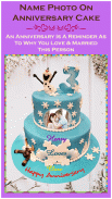 Name Photo On Anniversary Cake screenshot 0