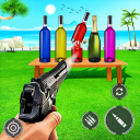 Real 3D Bottle Shooting Game Icon