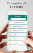 Letter Templates Offline -COVER Letter Writing App screenshot 2