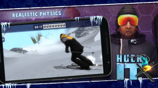 Huck It Skiing Game 3D screenshot 4