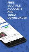 Multi Face - Download video e account multipli screenshot 2