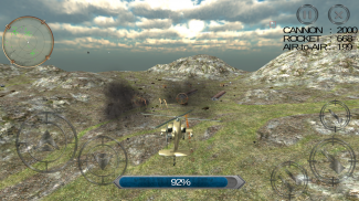 Gunship hélicoptère de combat screenshot 3