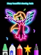 Learn To Draw Glow Princess screenshot 11