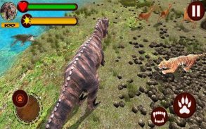 Tigre contre dinosaur Aventure screenshot 7