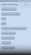 Critical Care and Emergency Nursing screenshot 1