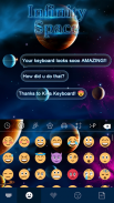 Infinity Space Keyboard Theme screenshot 5